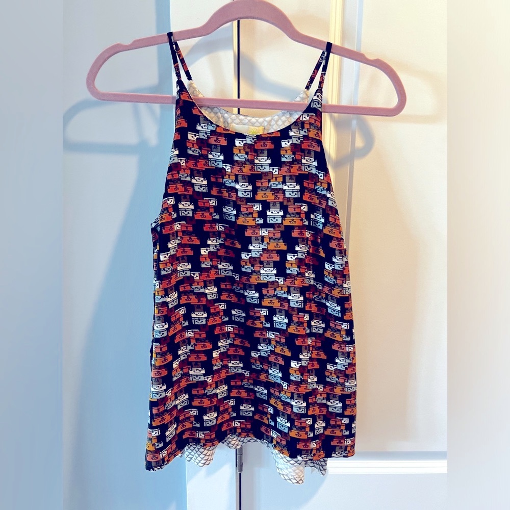 Anthropologie Top with Mini Trunks, Size Small